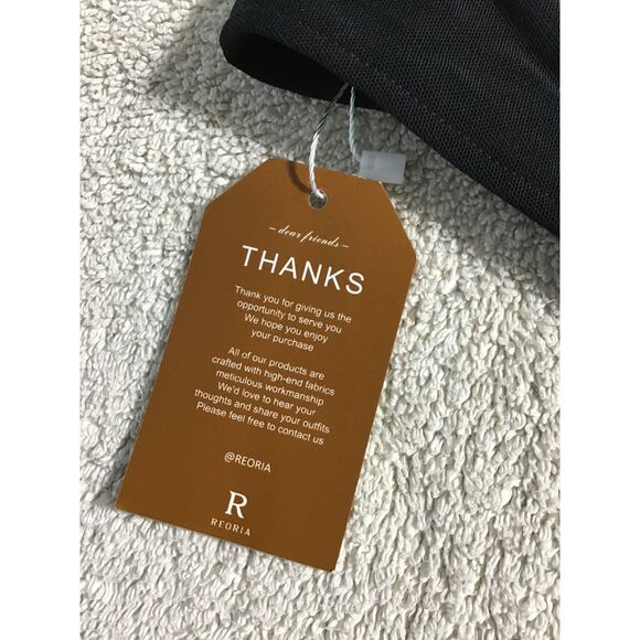 Reoria Black Square Neck Bodysuit XL - Picture 9 of 9